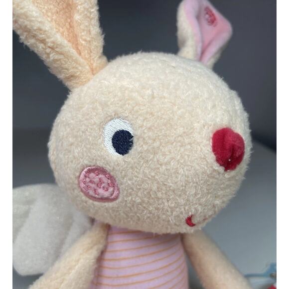 Bababoo and Friends Pippa Bunny Best Friend Plush 9” Stuffed Animal Rabbit NWT - Picture 5 of 12